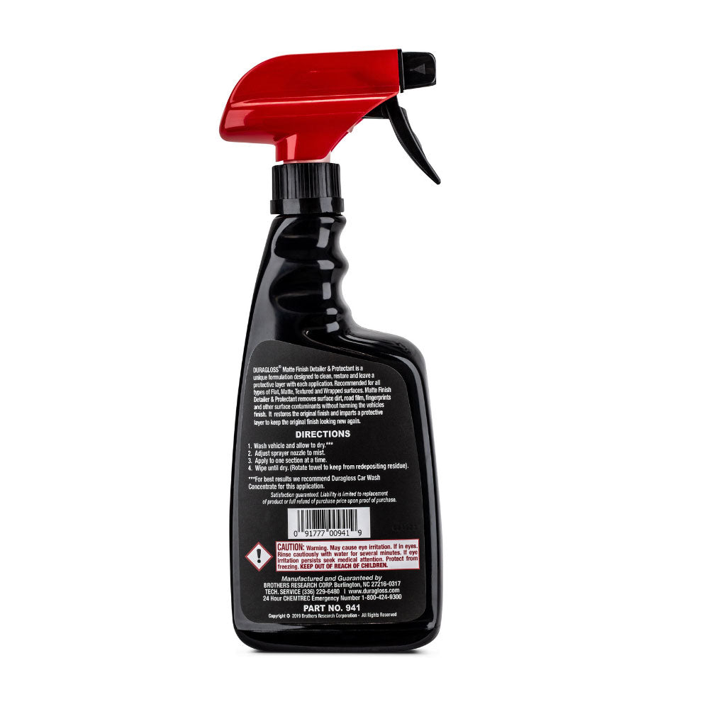 Duragloss Matte Finish Detailer & Protectant 650ml