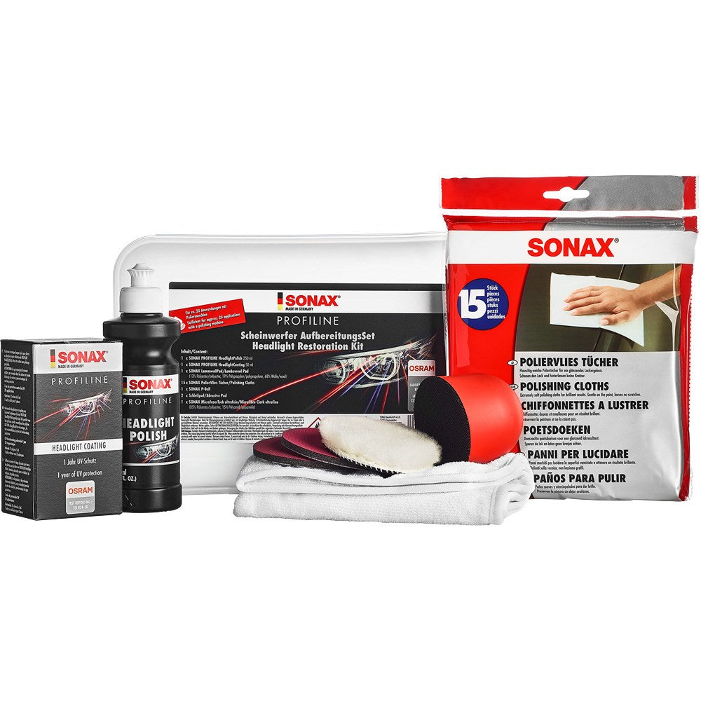 SONAX PROFILINE Headlight Restoration Set