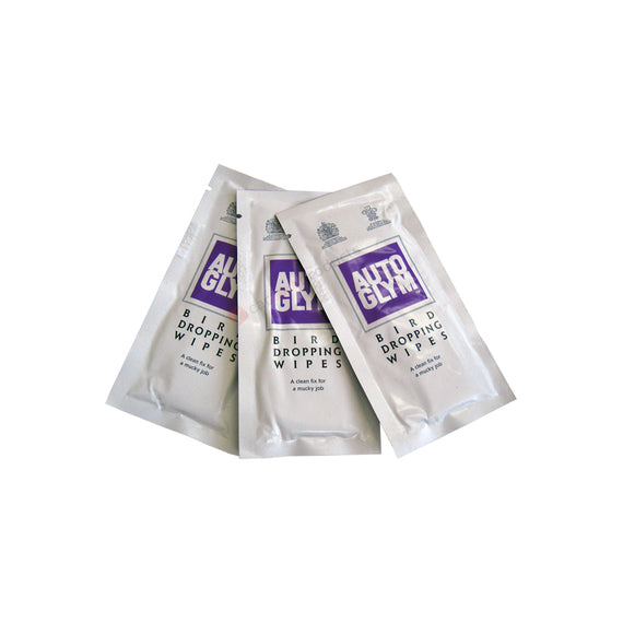 Autoglym Bird Dropping Wipes 10 Pack